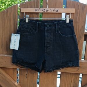 GRLFRND Black Denim Women's Shorts